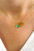 Fiorel Design-Teeny Weeny Hexagon - Blue-Kolye-1-Milagron.com