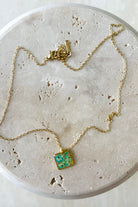 Fiorel Design-Teeny Weeny Square - Blue-Kolye-2-Milagron.com