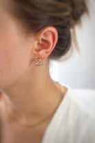 Fiorel Design-Teeny Weeny Square - Lilac Küpe-Küpe-2-Milagron.com