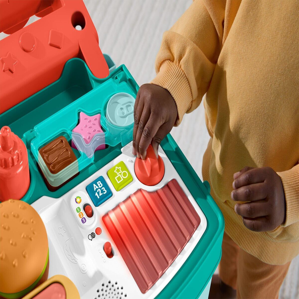 Jlm95 Fisher-Price Eğlen Ve Öğren 4Ü 1 Arada Alışveriş Sepeti Yürüteç