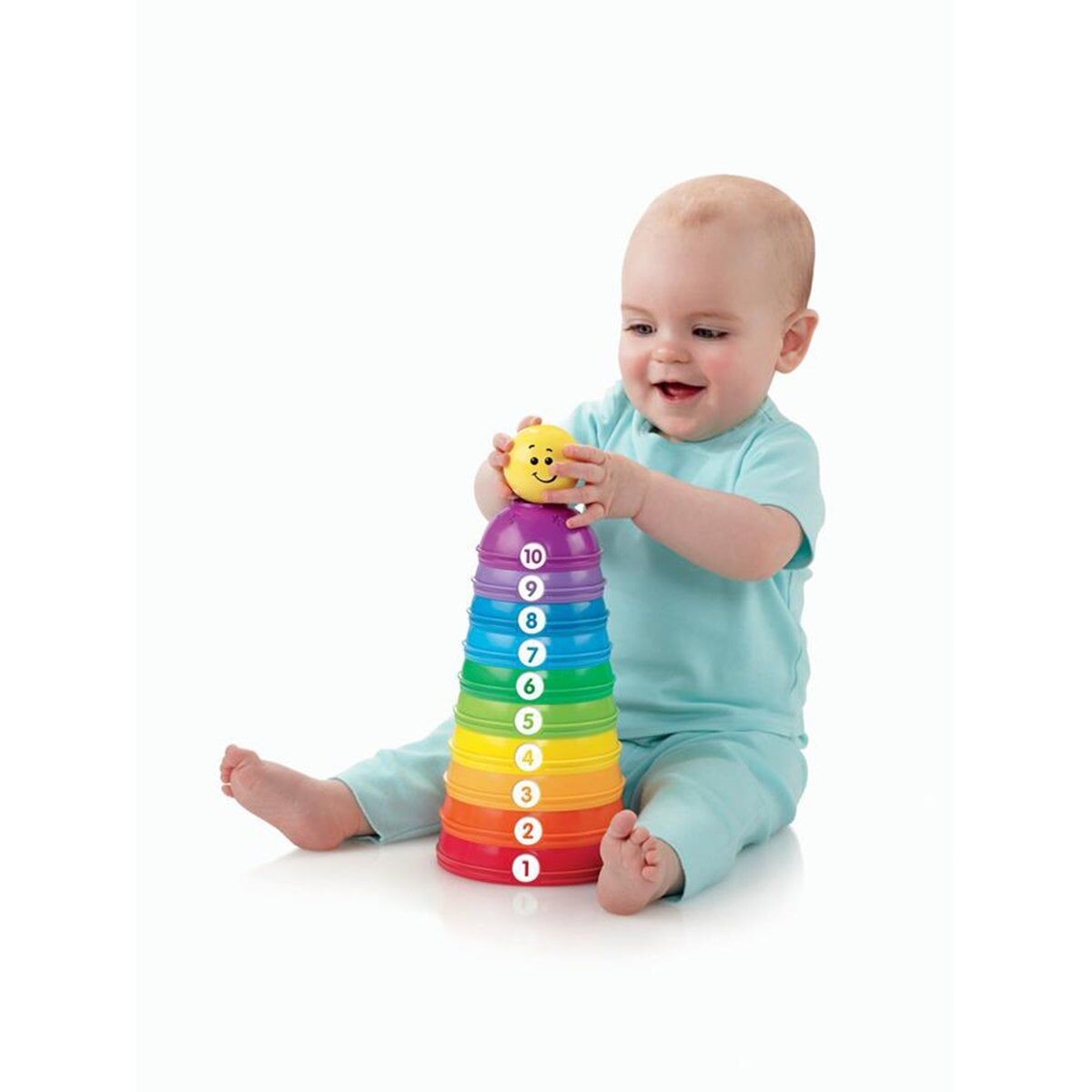 W4472 Fisher-Price® Numaralı Kaplar / Sıralama Ve Şekil Ayırma Oyuncakları