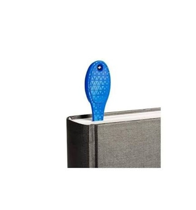 Flexilight-Blue Geo - Esnek Okuma Lambası Mavi-Kitap Okuma Lambası-3-Milagron.com