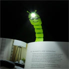 Flexilight-Pals Bookwarm Green - Arkadaşlar Esnek Okuma Lambası Kitapkurdu Yeşil-Kitap Okuma Lambası-4-Milagron.com