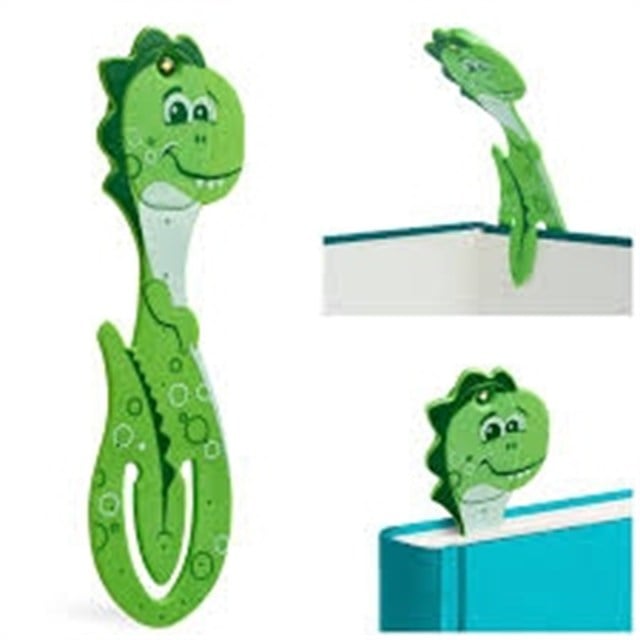 Flexilight-Pals Dinosaur Green - Arkadaşlar Esnek Okuma Lambası Dinazor Yeşil-Kitap Okuma Lambası-3-Milagron.com