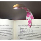Flexilight-Pink Flower - Esnek Okuma Lambası Pembe Çiçek-Kitap Okuma Lambası-2-Milagron.com