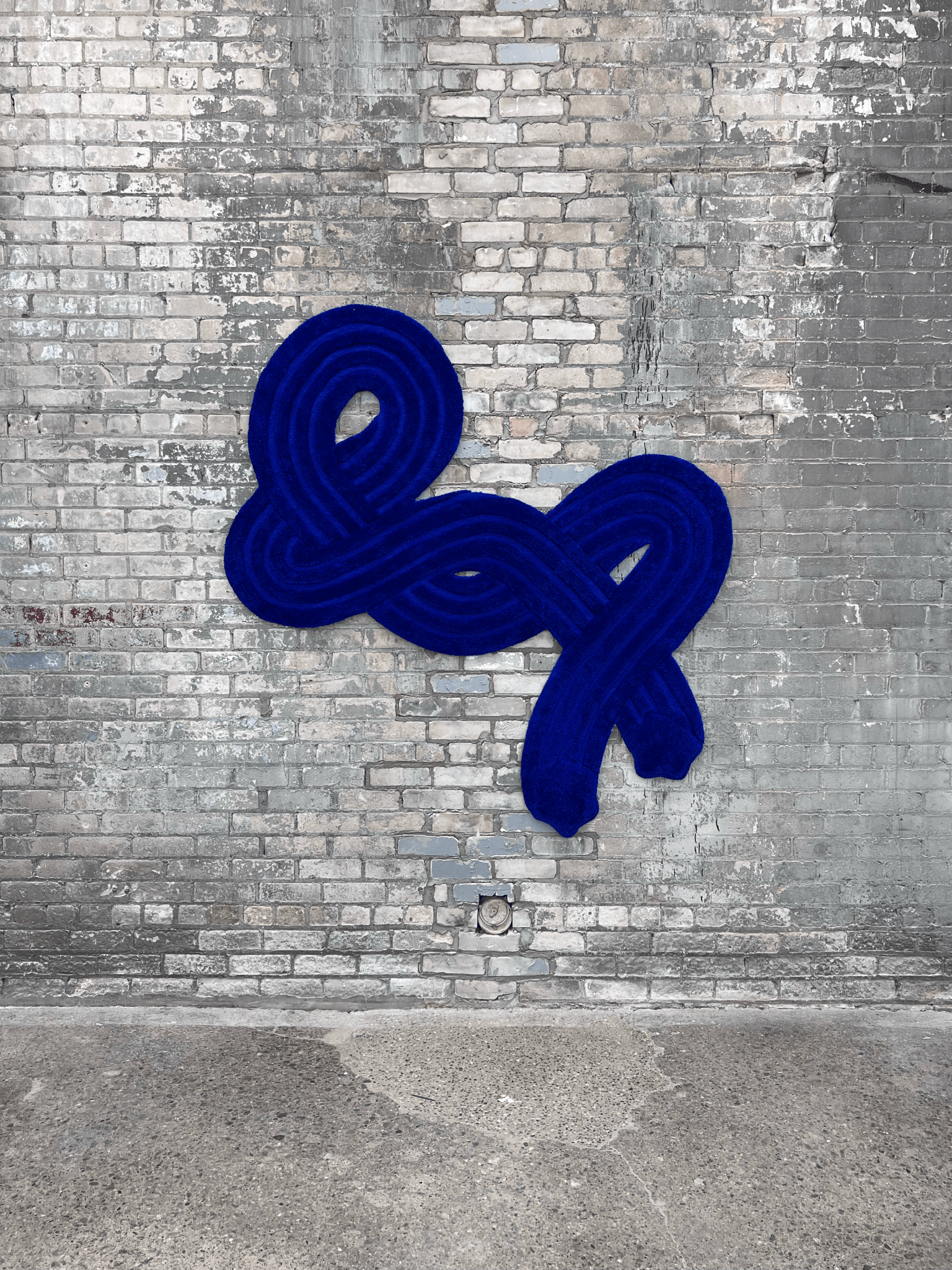 Entwine Rug Single Blue