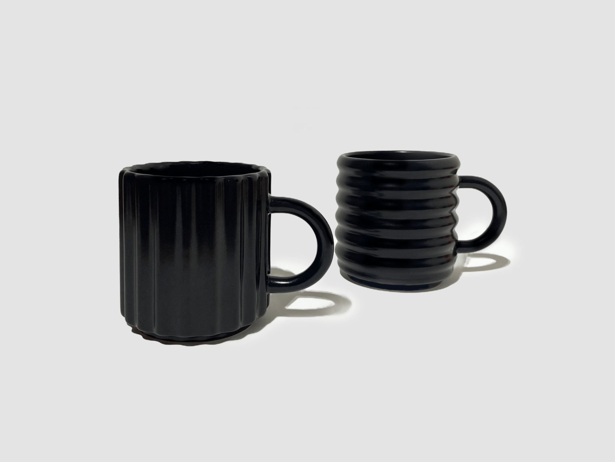 Exclusive Semi Gloss Black Mug Set Of 2