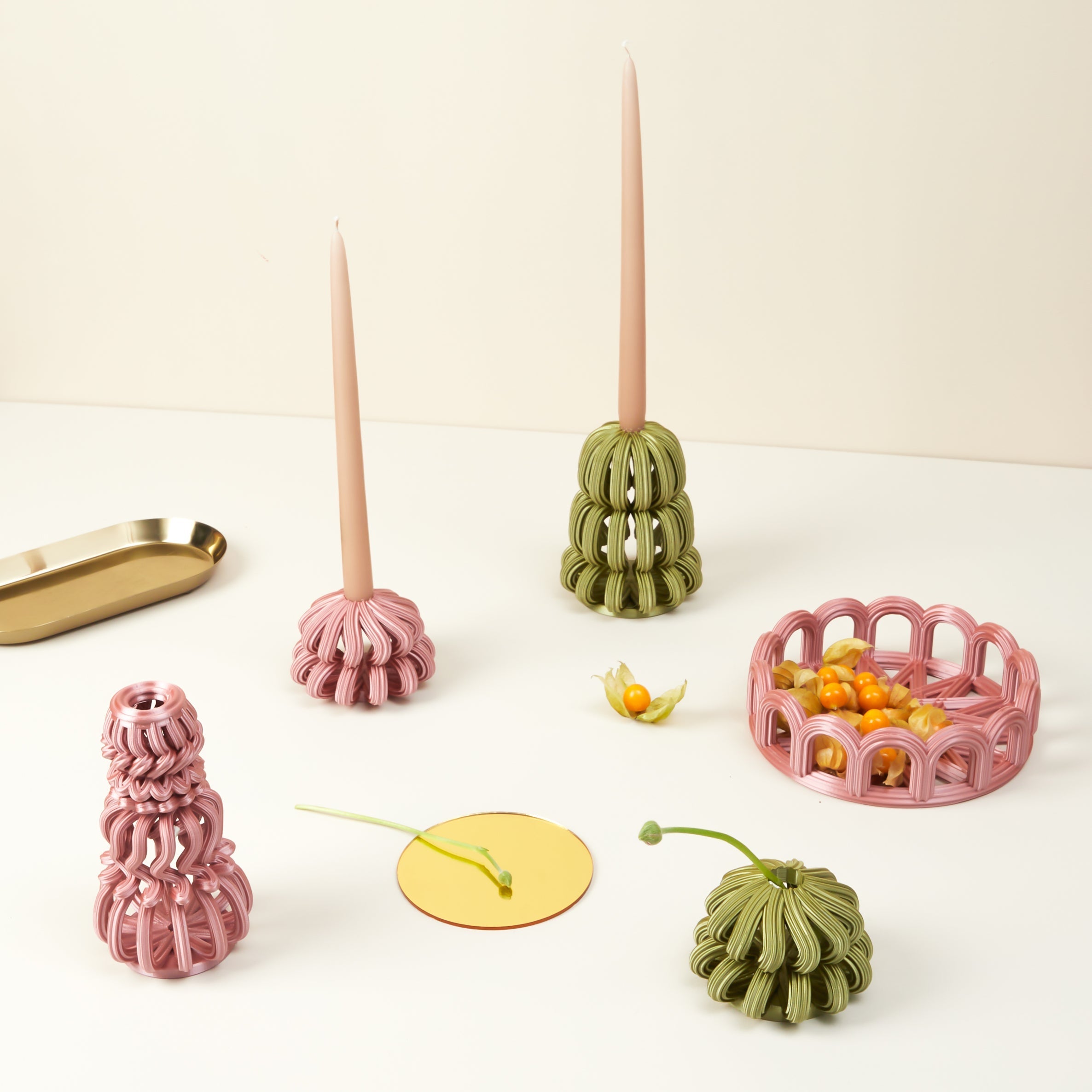 Frosting Candle Holders - 9
