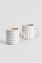 Ripple Mugs 2'li Set | Beyaz - 1