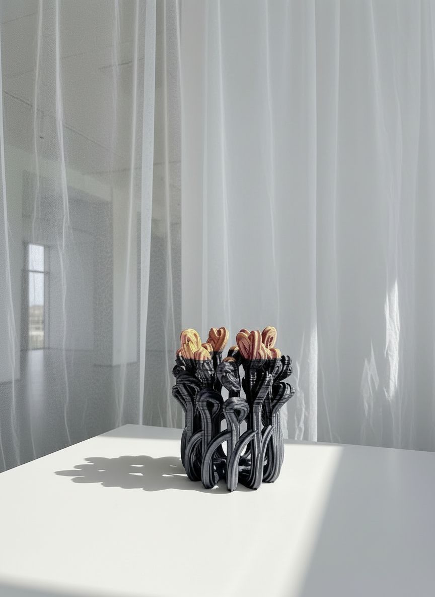 Superbloom Vase Large Black + Pink + Yellow