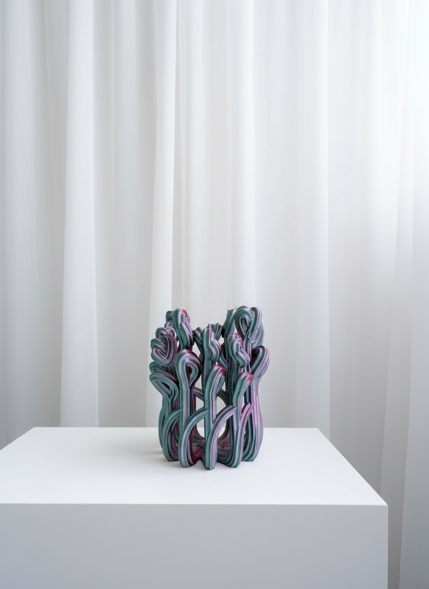 Superbloom Vase Large Purple And Green