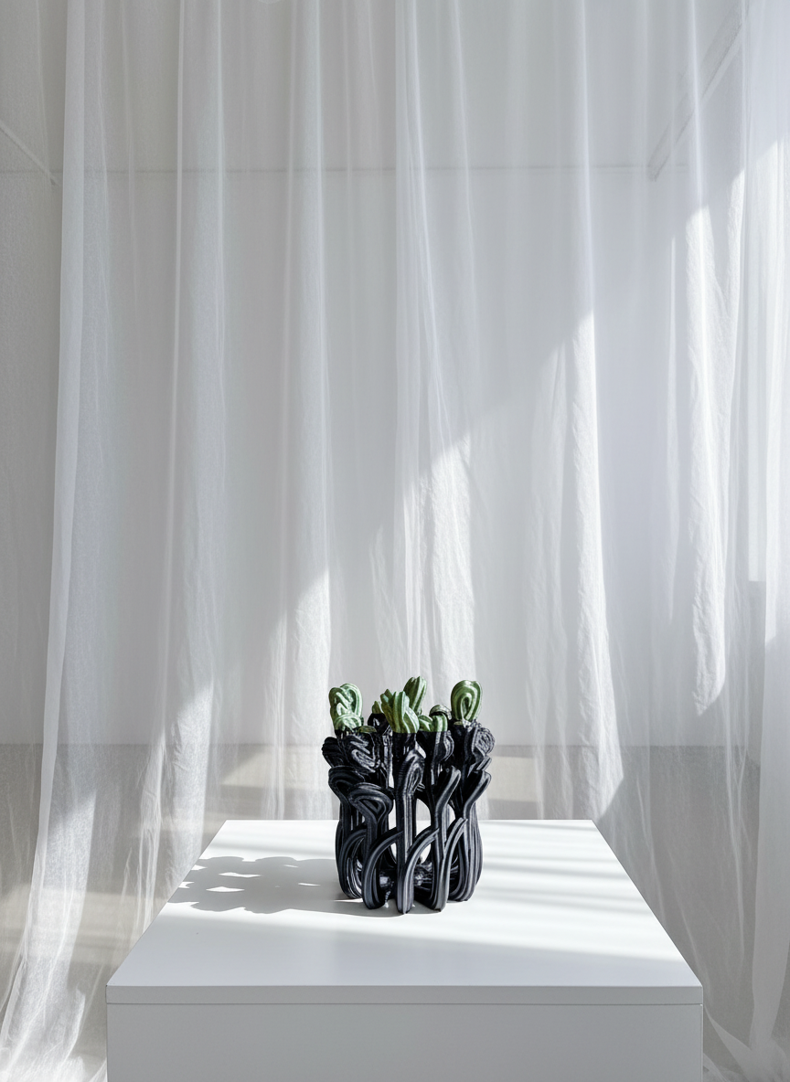 Superbloom Vase Large Black + Rainbow
