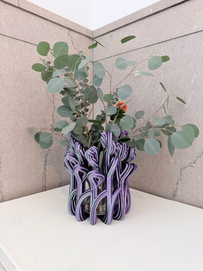 Superbloom Vase Large Purple And Green