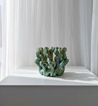 Superbloom Small Vase Green + Purple