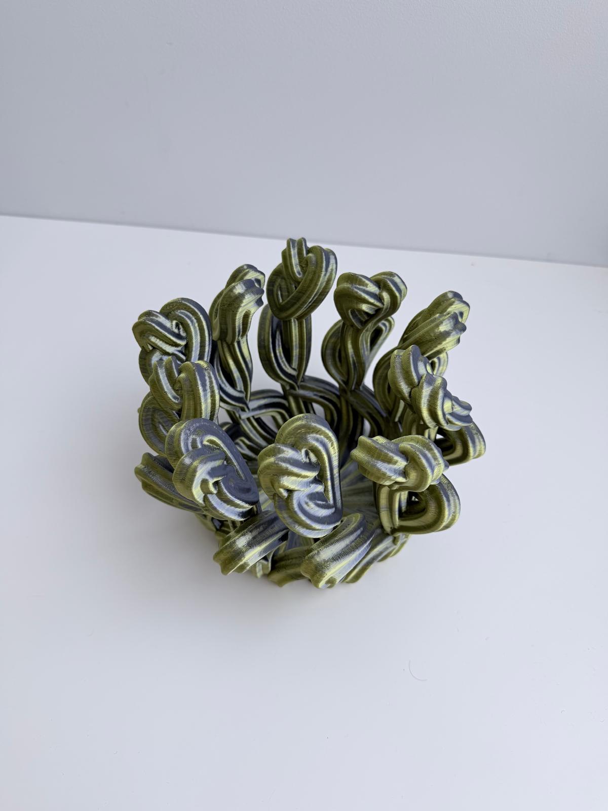 Superbloom Small Vase Green + Purple