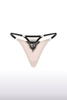Eos Powder Blush Pure Silk And Lace Thong