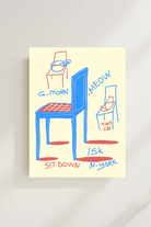 Fulya Genç-Sit Down Artpirint-Tablo-1-Milagron.com