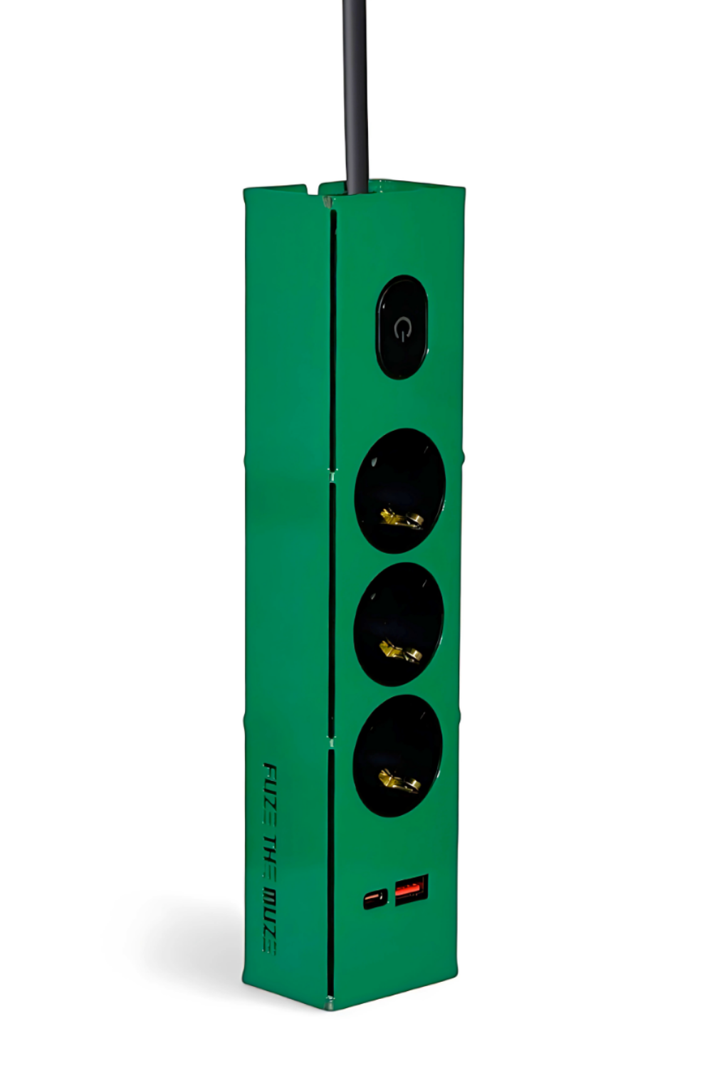 Muze 2.0 Alien Green Hızlı Şarjlı Grup Priz - 1