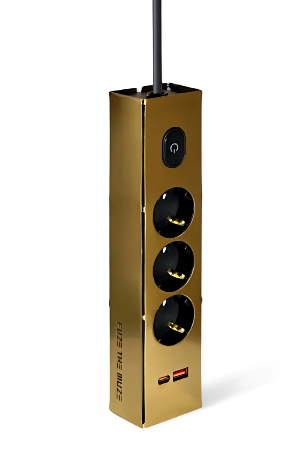 Muze 2.0 Gold Hızlı Şarjlı Grup Priz - 1