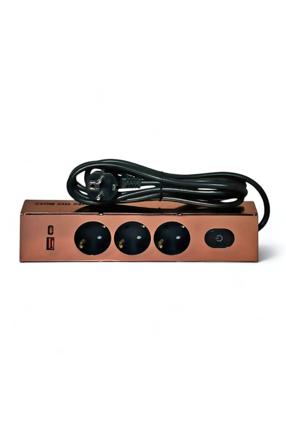 Muze 2.0 Rose Gold Hızlı Şarjlı Grup Priz - 3