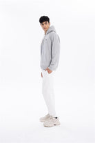 GMG Firenze-%100 Pamuk Kapüşonlu Göğsü Nakışlı Fermuarlı Erkek Sweatshirt-SWEATSHIRT-3-Milagron.com