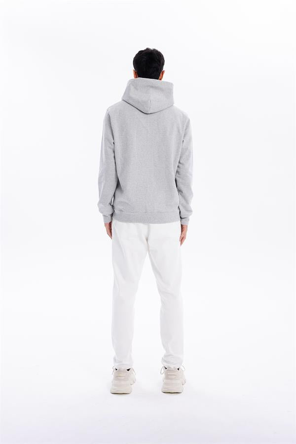GMG Firenze-%100 Pamuk Kapüşonlu Göğsü Nakışlı Fermuarlı Erkek Sweatshirt-SWEATSHIRT-4-Milagron.com