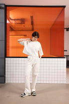 GMG Firenze-Arka Baskı Detaylı Kadın Crop T-Shirt-T-Shirts-2-Milagron.com