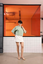 GMG Firenze-Arka Baskı Detaylı Kadın Crop T-Shirt-T-Shirts-7-Milagron.com