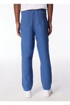 Arkası Torba Cepli %100 Keten Regular Erkek Pantolon