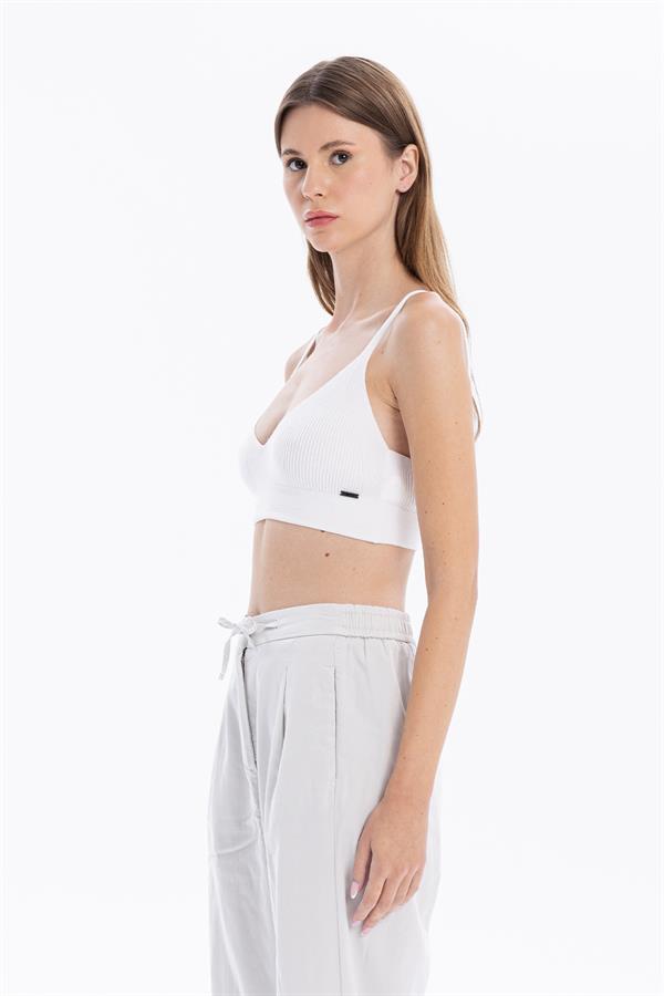 GMG Firenze-Bağcıklı Bol Paça Cepli Kadın Dokuma Pantolon-//Özel Fi̇yatlar-7-Milagron.com