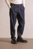 GMG Firenze-Baggy Fit Denim Erkek Pantolon-CHINO-1-Milagron.com