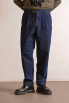 GMG Firenze-Gusto Detaylı Baggy Fit Denim Erkek Pantolon-PANTOLON-1-Milagron.com