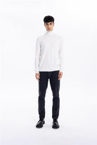 Balıkçı Yaka Slim Fit Basic Erkek Kazak