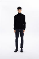 Balıkçı Yaka Slim Fit Basic Erkek Kazak