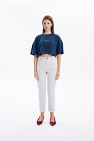 GMG Firenze-Basic 5 Cep Casual Kadın Dokuma Pantolon-//Özel Fi̇yatlar-1-Milagron.com