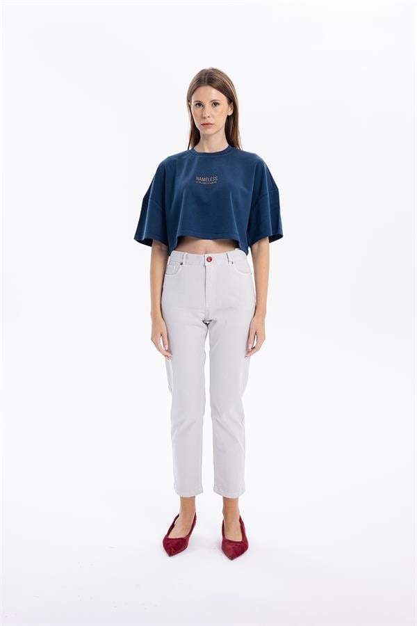 GMG Firenze-Basic 5 Cep Casual Kadın Dokuma Pantolon-//Özel Fi̇yatlar-1-Milagron.com