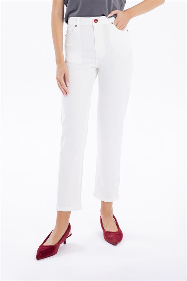 GMG Firenze-Basic 5 Cep Casual Kadın Dokuma Pantolon-//Özel Fi̇yatlar-5-Milagron.com