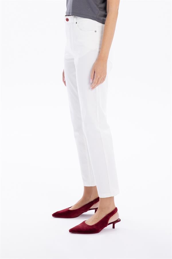 GMG Firenze-Basic 5 Cep Casual Kadın Dokuma Pantolon-//Özel Fi̇yatlar-6-Milagron.com