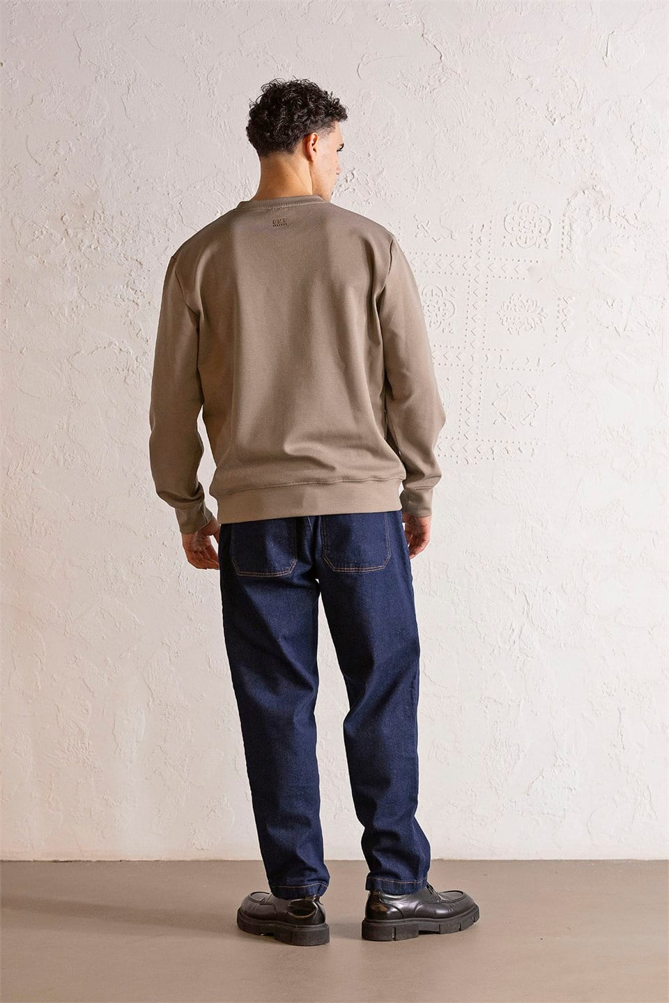 GMG Firenze-Bisiklet Yaka Baskılı Erkek Sweatshirt-Winter'26-3-Milagron.com