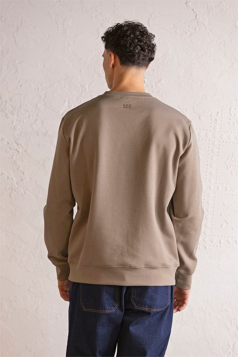 GMG Firenze-Bisiklet Yaka Baskılı Erkek Sweatshirt-Winter'26-5-Milagron.com