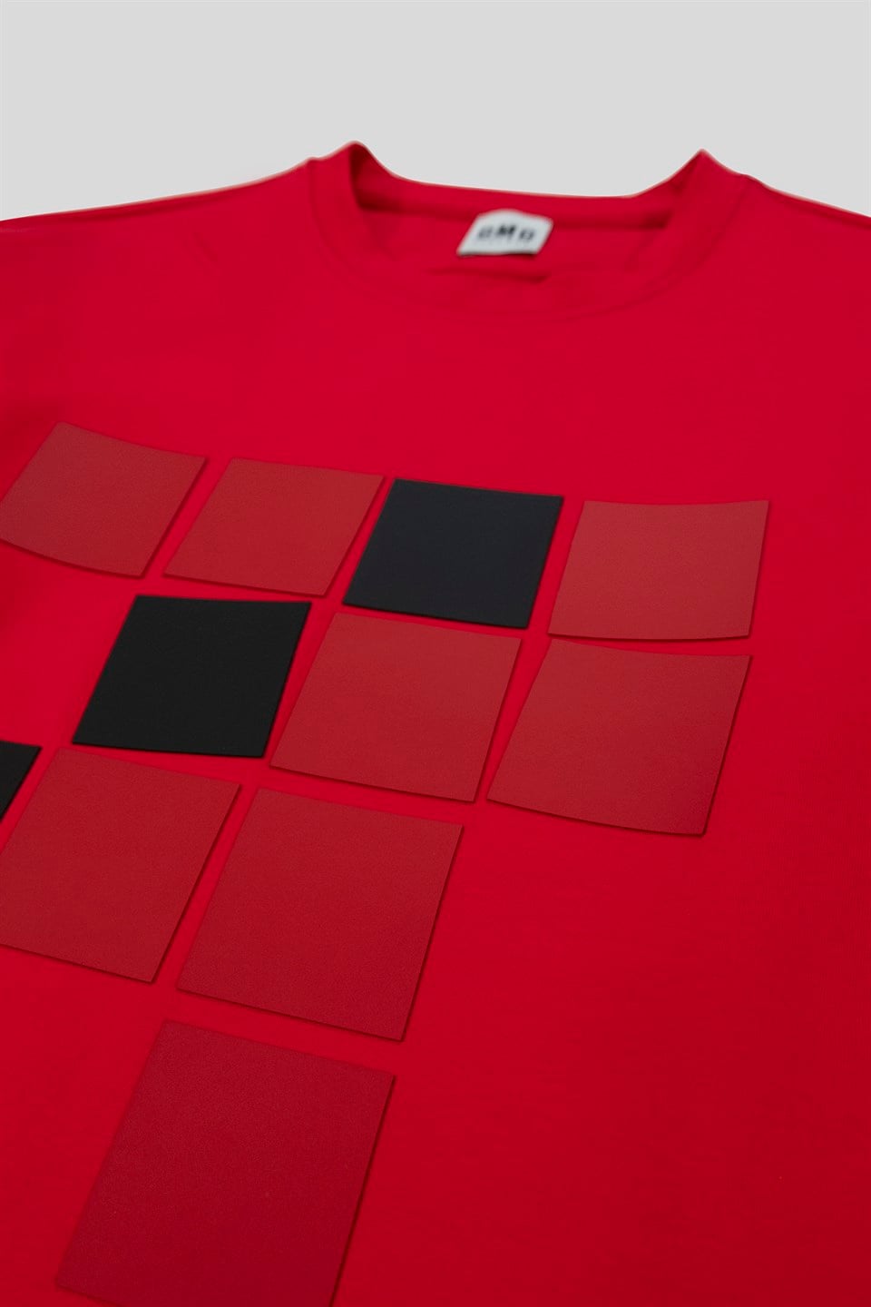 GMG Firenze-Bisiklet Yaka Baskılı Regular Fit Erkek Sweatshirt-Sweatshirts & Hoodies-6-Milagron.com