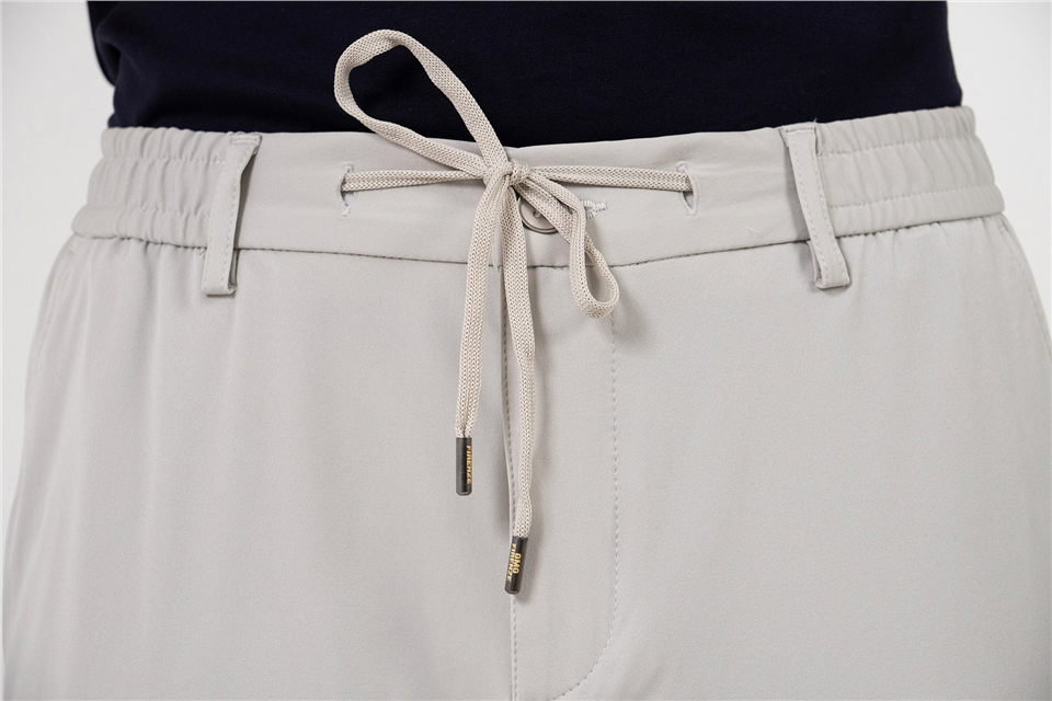 Beli Lastikli Arka Cepleri Çıtçıt Kapamalı Jogger Erkek Pantolon