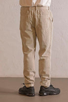 GMG Firenze-Beli Lastikli Bağcıklı Fitilli Erkek Pantolon-CHINO-7-Milagron.com