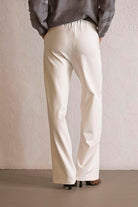 GMG Firenze-Beli Lastikli Dik Cepli Kadın Pantolon-PANTOLON-3-Milagron.com