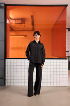 GMG Firenze-Beli Lastikli İstanbul Cepli Geniş Paça Kadın Pantolon-Pantolon-1-Milagron.com