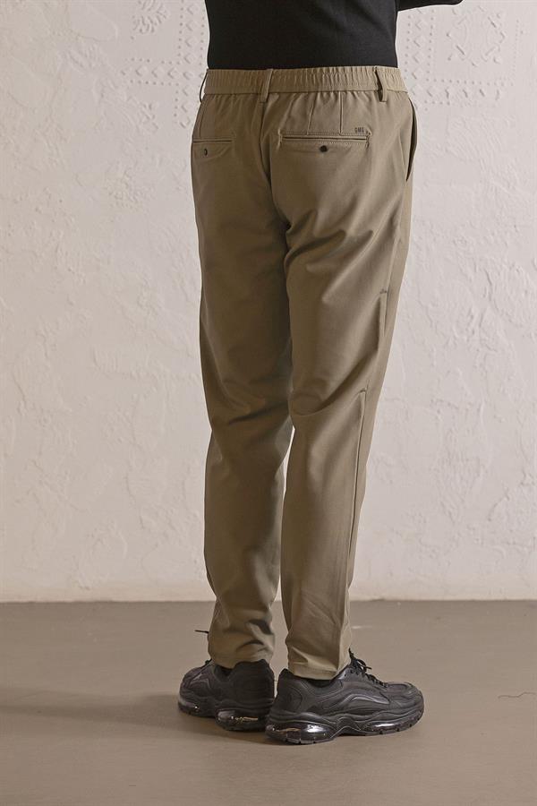 GMG Firenze-Beli Lastikli Ve Bağcıklı Cepleri çıtçıtlı Jogger Erkek Pantolon-JOGGER-7-Milagron.com