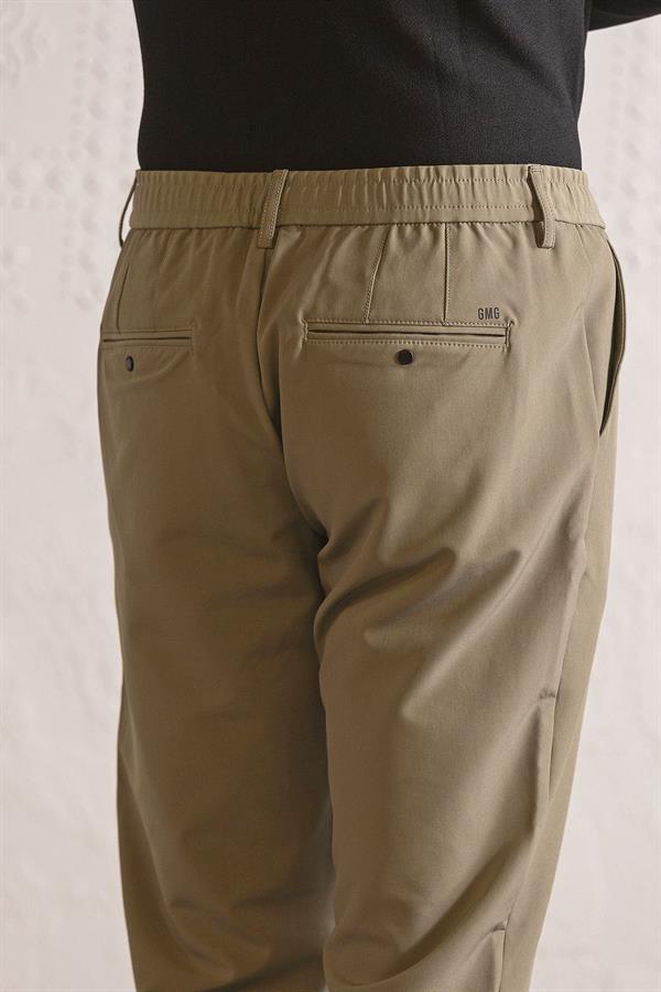 GMG Firenze-Beli Lastikli Ve Bağcıklı Cepleri çıtçıtlı Jogger Erkek Pantolon-JOGGER-8-Milagron.com