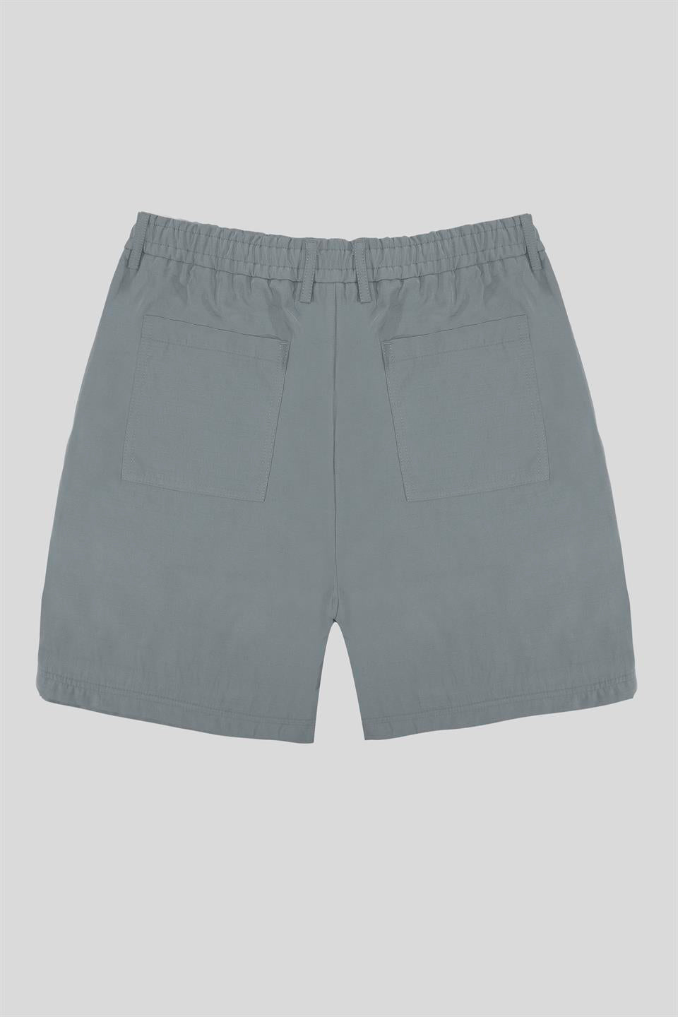 Beli Lastikli Ve Bağcıklı Slim Fit Erkek Şort