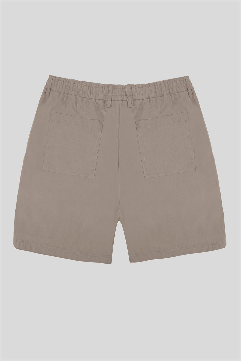 Beli Lastikli Ve Bağcıklı Slim Fit Erkek Şort