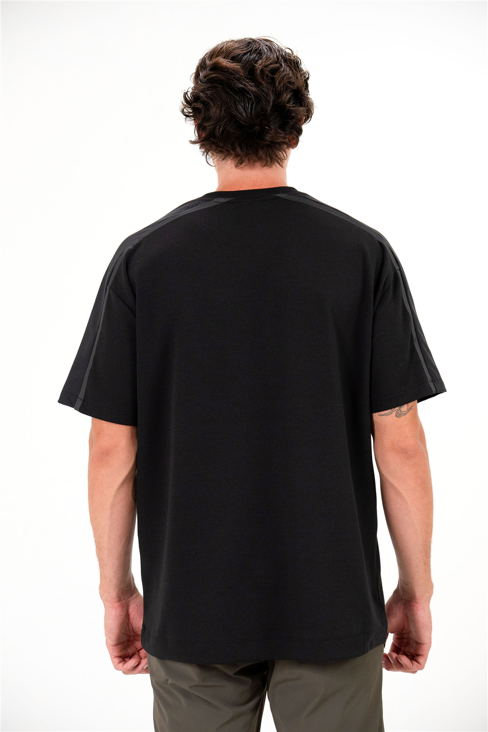 Bisiklet Yaka 00:39 Baskılı Modal Erkek T-Shirt